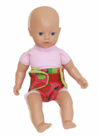 Luiertje My little BABY born aardbei