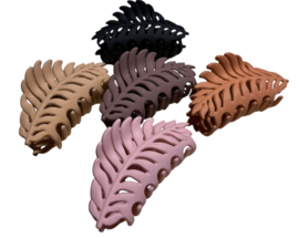 Haarklem blad roestbruin 9 cm