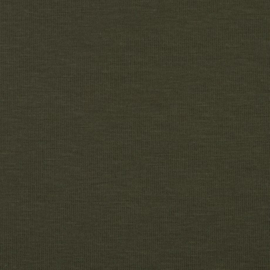 Tricot: effen olijfgroen (Swafing kleur 764) per 25cm