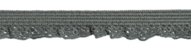 Elastisch kantje grijs 12 mm, per 0,5m