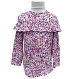 Tricot: flowers digital fuchsia, per 25 cm