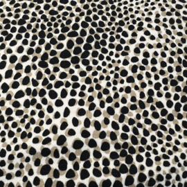 Tricot (digitale print): Gradient Dots, per 25 cm