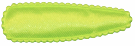 kniphoesje neon geel/groen satijn 5 cm