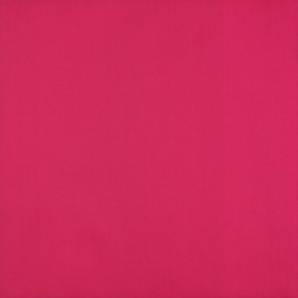 Katoen poplin: effen FUCHSIA, per 25 cm