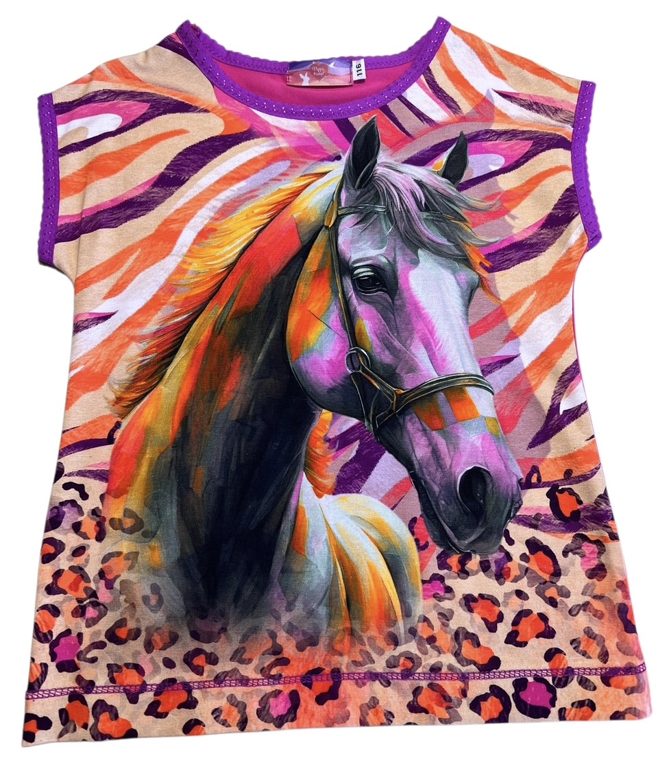 T-shirt fancy horse 116-146