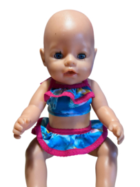 Bikini met roezel babyborn pop 43 cm