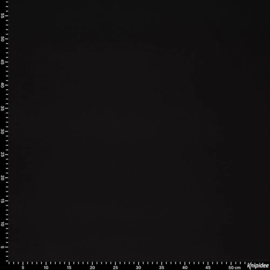 Punty twill zwart, per 25 cm