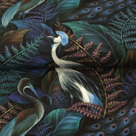 Tricot digitale print : Peacock Paradise (Stenzo) per 25 cm