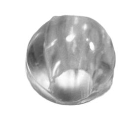 Platte plastic basis voor achterkant flatback, 7x 7 mm