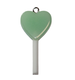 Hartjes lolly groene appel 39x18,5 mm