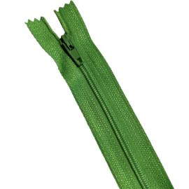Nylon rits groen niet deelbaar 35 cm
