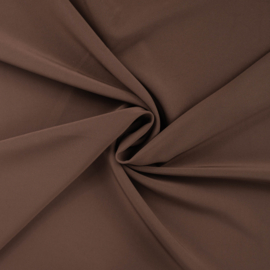 Broekenstof stretch Elona 2 Way bruin, per 25 cm