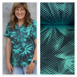 Pique polo tricot: Botanical by Thortsten Berger (Swafing), per 25 cm