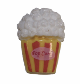 Flatback popcorn 15x20 mm, per stuk