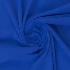 Tricot: effen royal blue (Swafing kleur 255) per 25cm