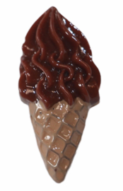 Flatback: chocolade ijsje
