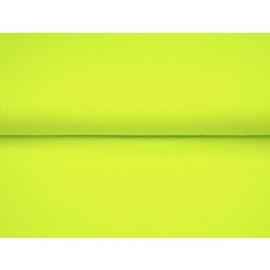 Neon geel-groene boordstof. Rondgebreid 35 cm. 25 cm stuk
