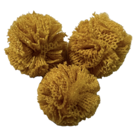 Pom pom fluffy 15 mm oker