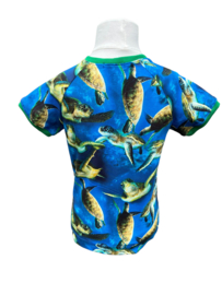 Shirt: zeeschildpad maat 98-152