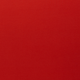 Brushed joggingstof: brandweerrood (Swafing kleur 636), per 25 cm