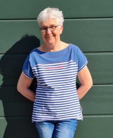 Farbenmix papier naaipatroon LaBreton Summer Tee maat 32-46