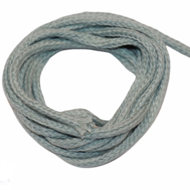 Koord rond 4mm Dusty green, per meter