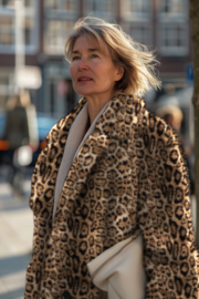 FAUX FUR ANIMAL SKIN - CAMEL, per 25 cm