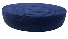 Donkerblauw elastiek 40 mm per 0,5 meter