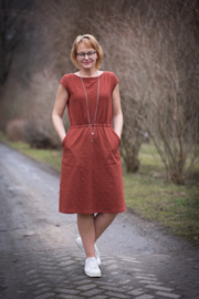 Farbenmix papier naaipatroon LaBreton Dress maat 32-46