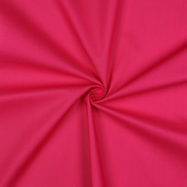 Katoen poplin: effen FUCHSIA, per 25 cm