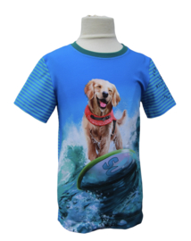 Shirt: dog in the sea maat 104-140
