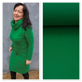 Brushed joggingstof: grasgroen(Swafing kleur 365), per 25 cm