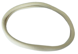 Elastisch haarbandje nylon lichtbeige, stevig