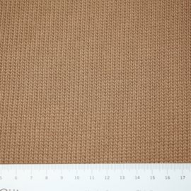 Gebreide tricot: Cable Miami CARAMEL, per 25 cm