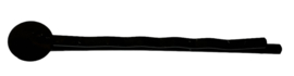 Schuifspeld 52mm met plakvlak 8mm zwart, per stuk