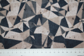Tricot digitale print : Knitted blocks (Stenzo) per 25 cm