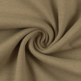 Brushed joggingstof: camel (Swafing kleur 673), per 25 cm