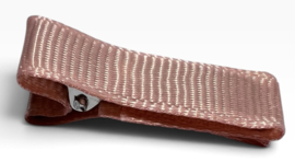 Alligator haarclipje 35x10 mm perzik