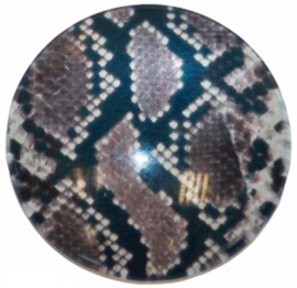 Glas cabochon 25mm: Animal print