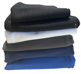 Boordstof pakket 202 cm -5 kleuren 96 cm breed