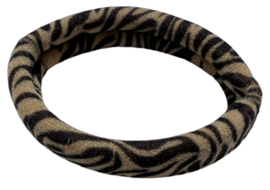 Haarelastiek nylon 55 mm, dierenprint