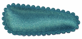 kniphoesje satijn effen aquablauw 3 cm