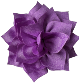 Chiffon lotus bloem 8 cm lavendel