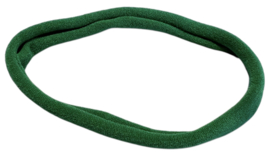 Elastisch haarbandje nylon grasgroen, soepel