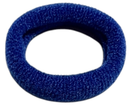 Haarelastiekje nylon mini 20 mm, kobalt blauw