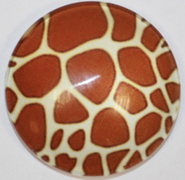 Glascabochon 20mm animal print (8)