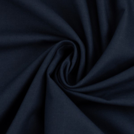 Effen katoen:  donkerblauw (Swafing), 145x150 cm coupon