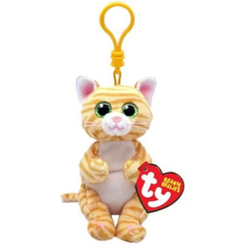 TY BEANIE BELLIES CLIP MANGO CAT 10CM