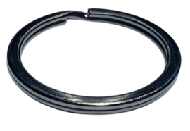 Metalen keyring 25 mm RVS