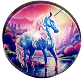 Glas cabochon 20mm: unicorn